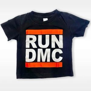RUN DMC Logo T-shirts 12M